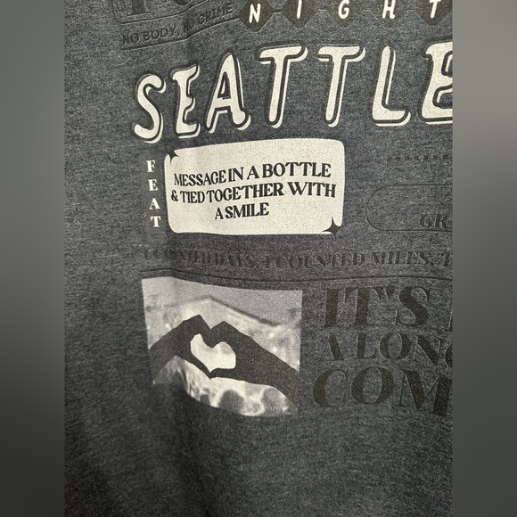 Ally makes magic Taylor swift eras tour Seattle night 2 crewneck pullover 2X - Picture 9 of 10